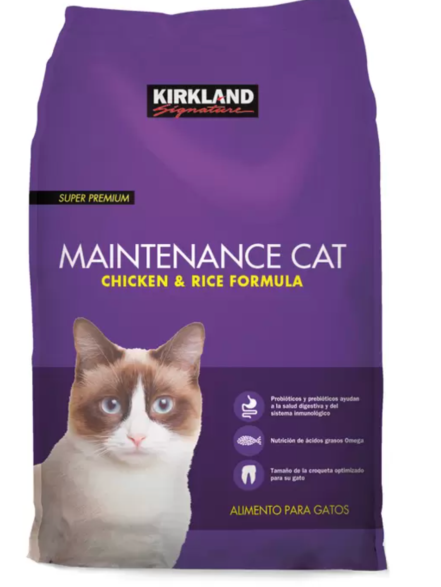 Kirkland Signature Cat Food with Chicken and Rice 11.3 Kg
