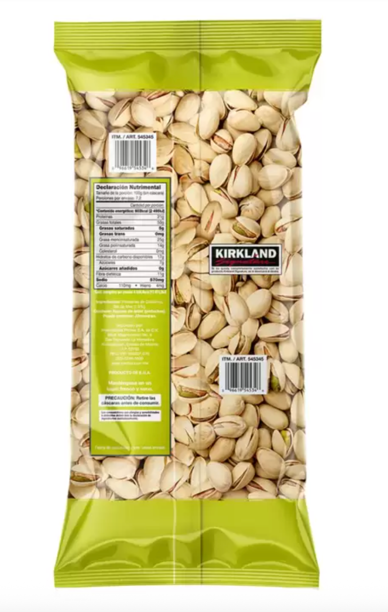 Kirkland Signature In-Shell Pistachios, Salted, 3 lbs