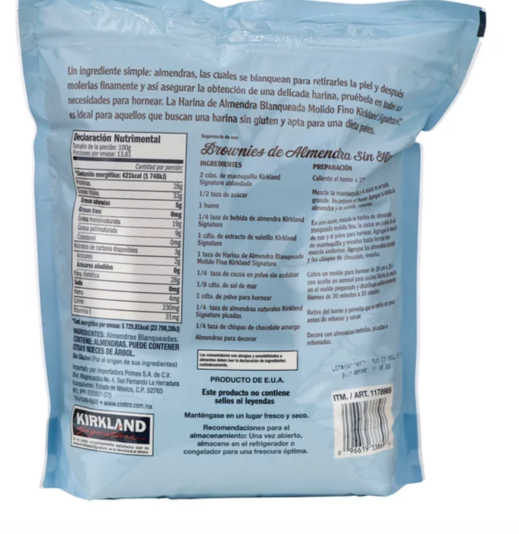 Kirkland Signature Almond Flour 1.361 kg