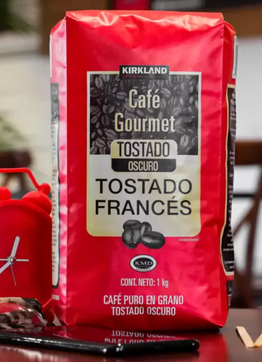 Kirkland Signature French Roast Gourmet Whole Bean Coffee 1 kg