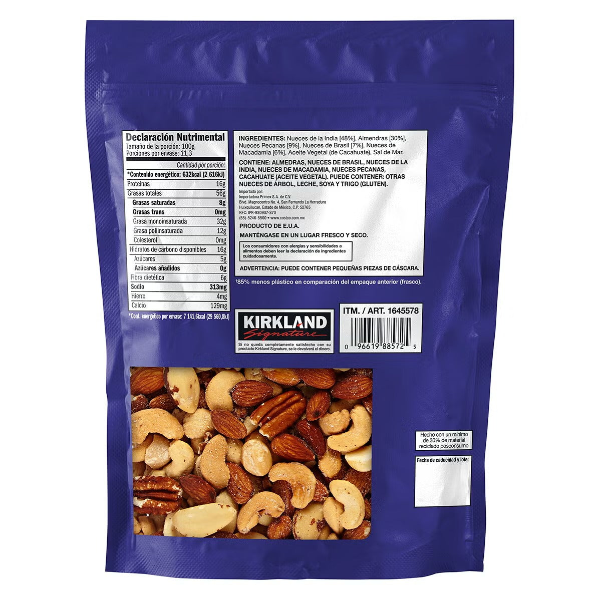 Kirkland Signature Assorted Nuts 1.13 kg