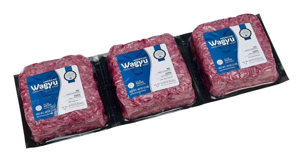 Kirkland Signature Wagyu Ground Beef 3 lbs