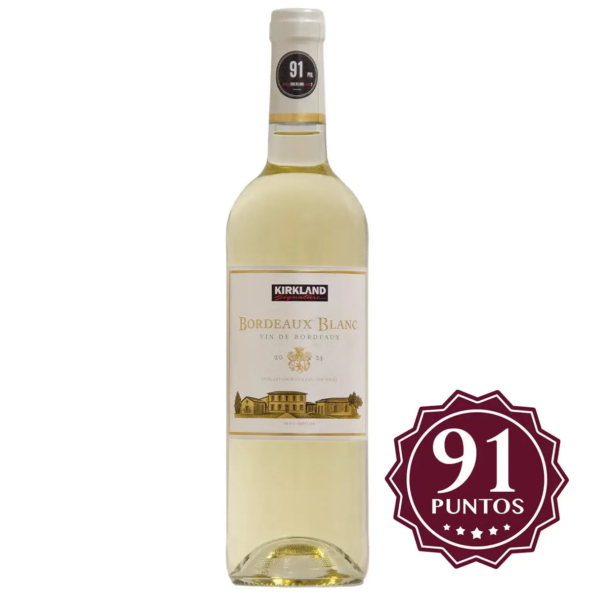 Kirkland Signature Bordeaux Blanc White Wine 750 ml