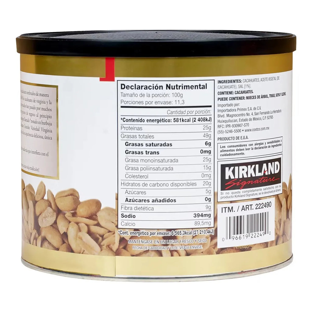 Kirkland Signature Roasted and Salted Peanuts 1.13 kg