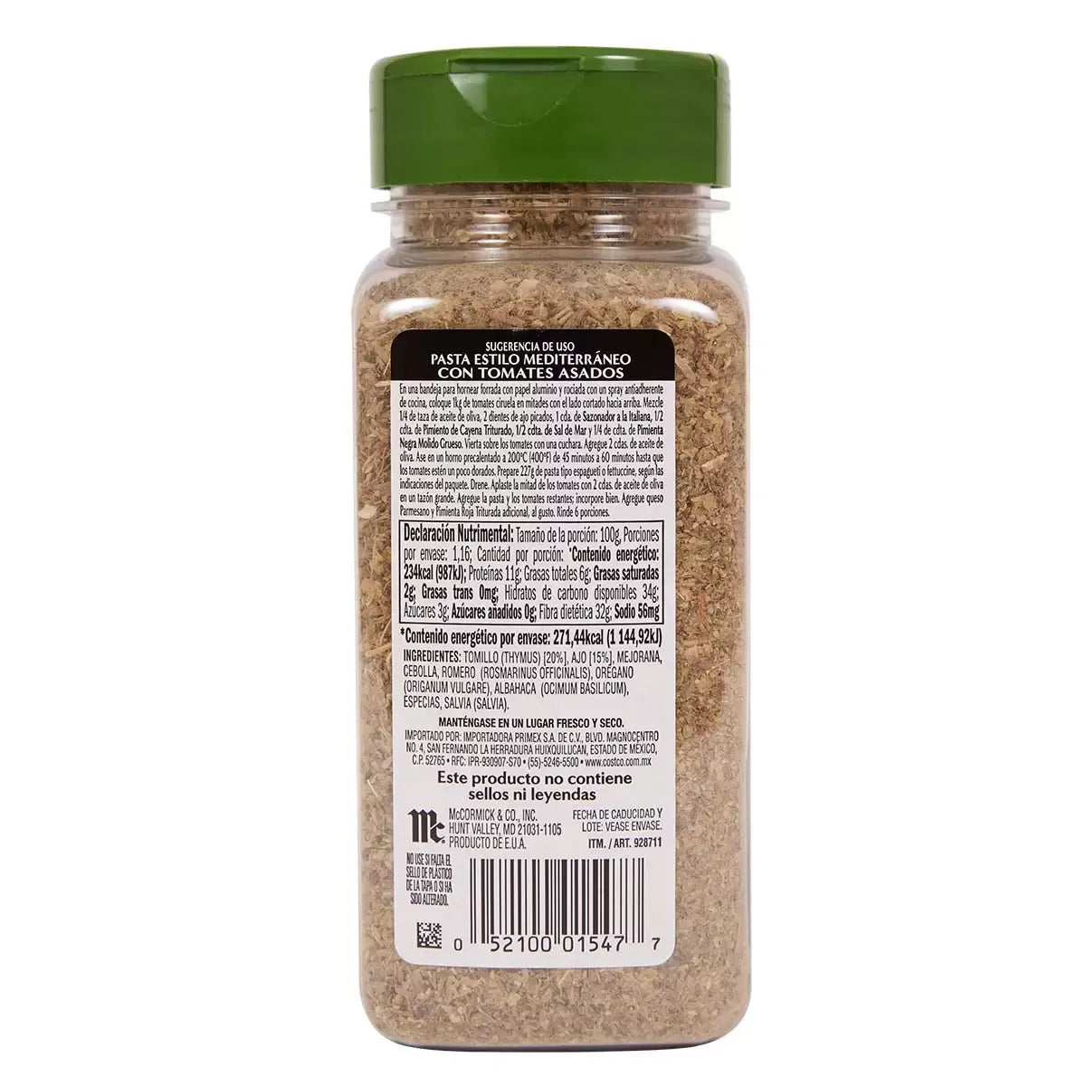 McCormick Italian Seasoning Tuscan Style Blend 116g