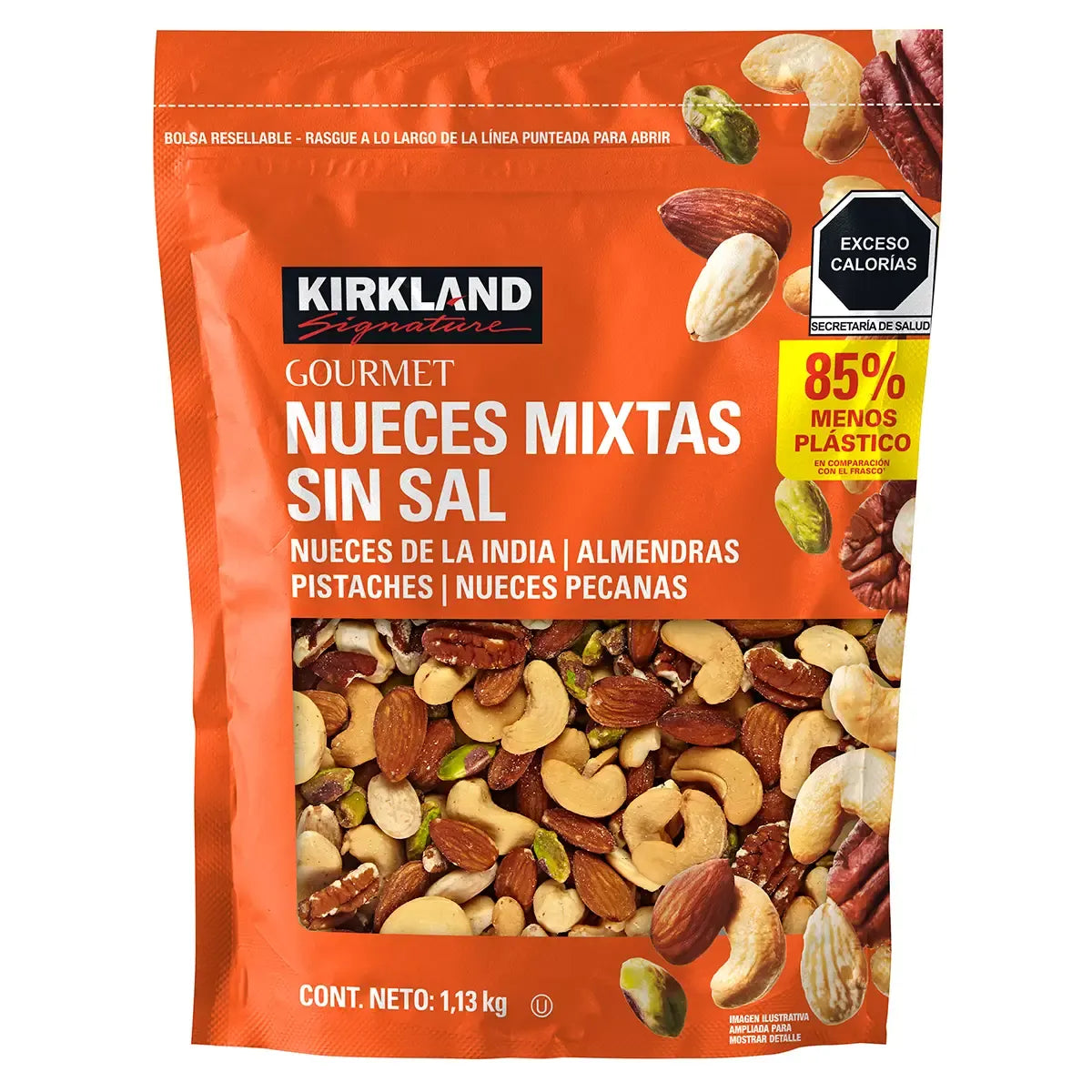 Kirkland Signature Mixed Nuts Unsalted 1.13 kg