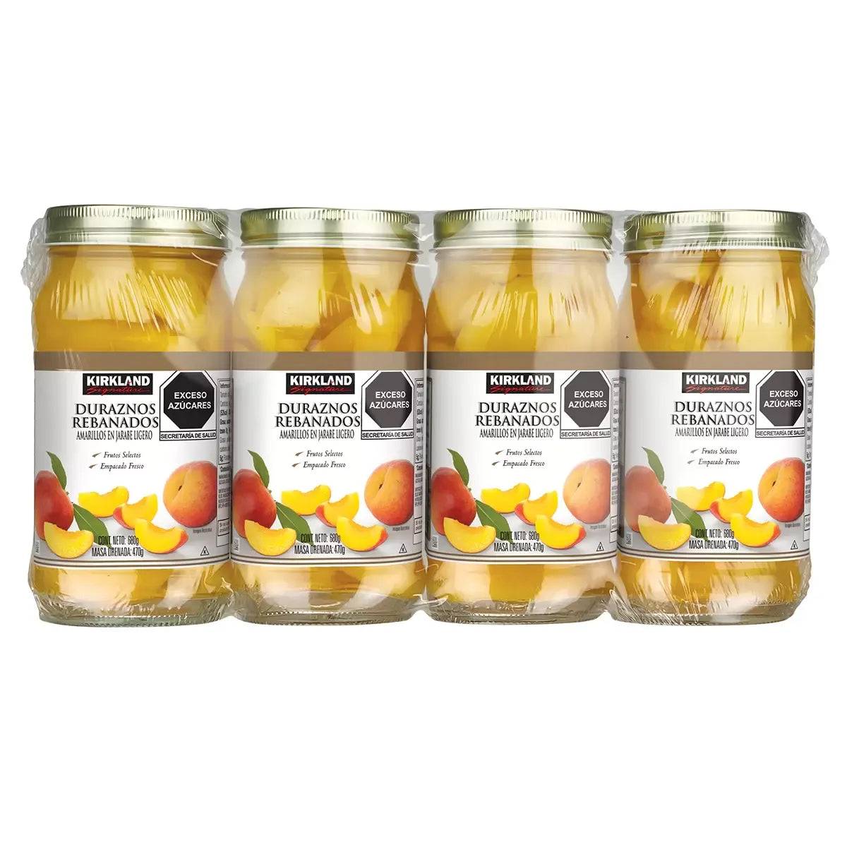 Kirkland Signature Sliced Peaches in Light Syrup 4 pcs of 680 g
