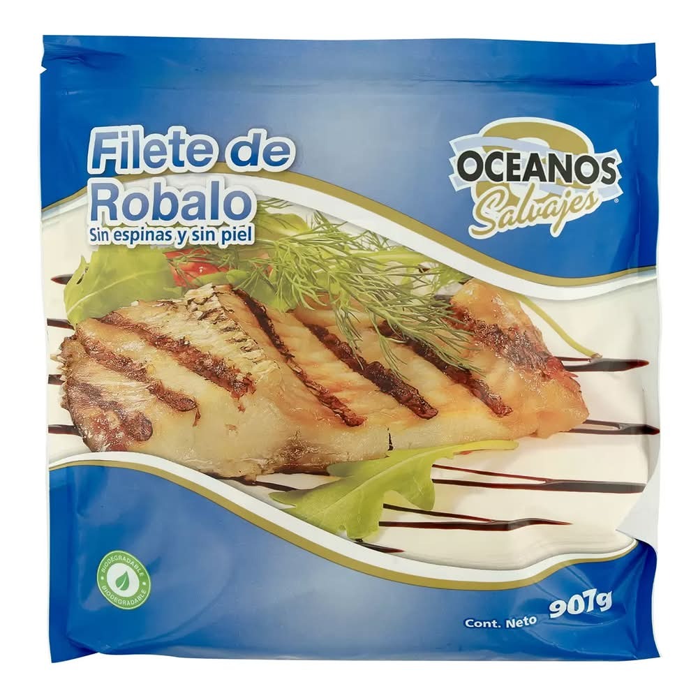Oceanos Salvajes Boneless and skinless sea bass fillet (907 g)