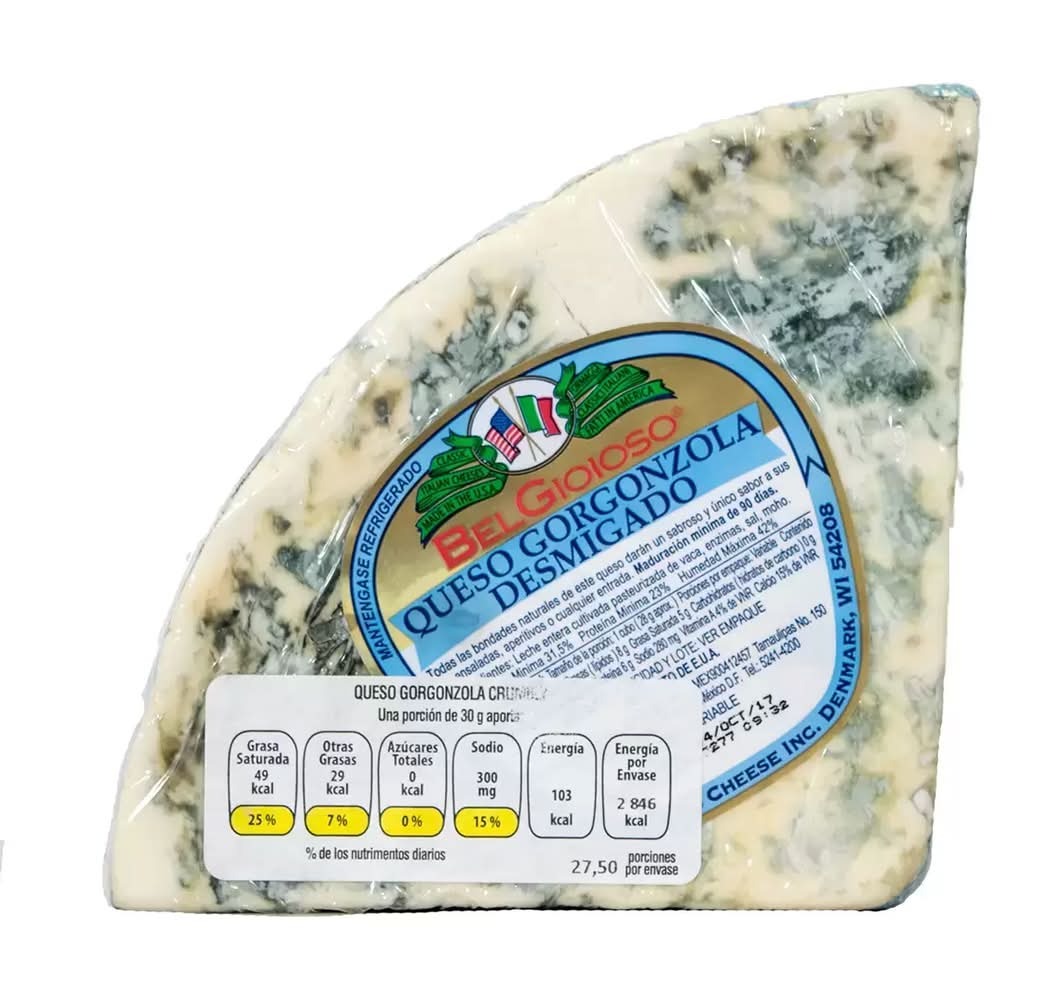 Belgioioso crumbled Gorgonzola cheese 800g