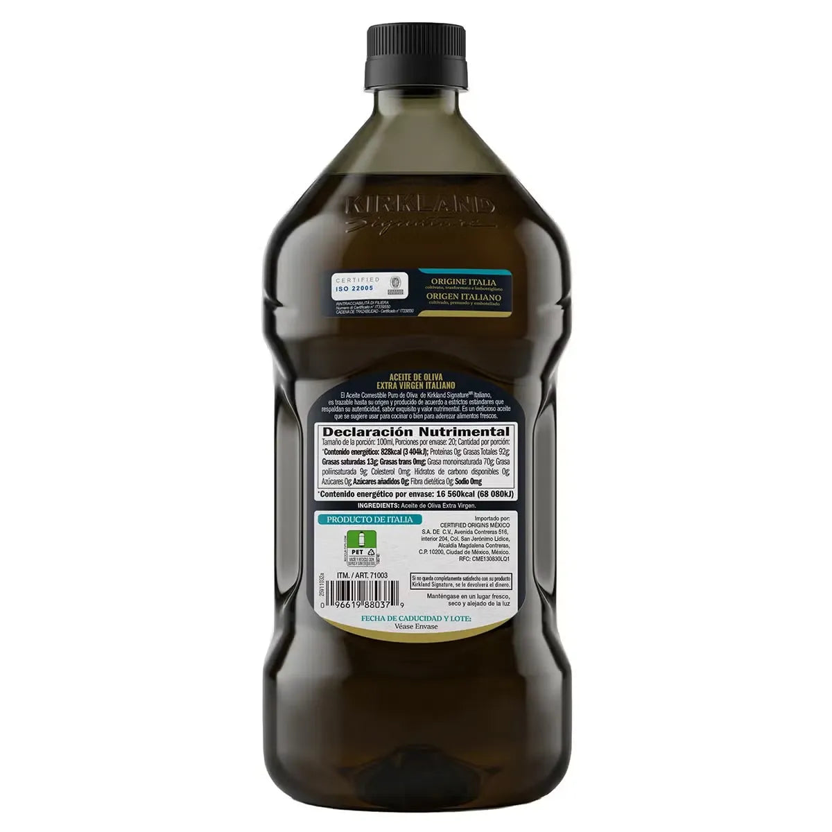 Kirkland Signature Italian Extra Virgin Olive Oil 2 L