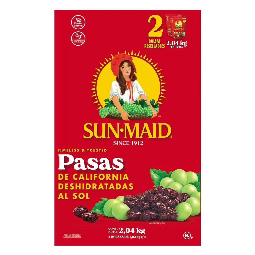 Sun Maid California Raisins 2 pieces of 1 kg