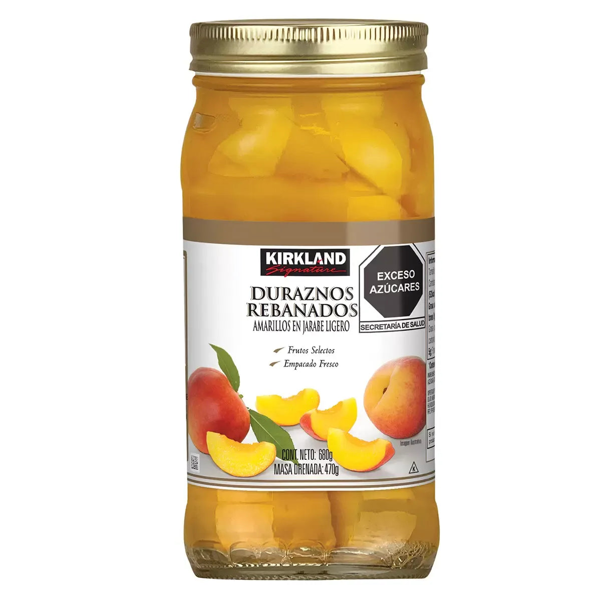 Kirkland Signature Sliced Peaches in Light Syrup 4 pcs of 680 g