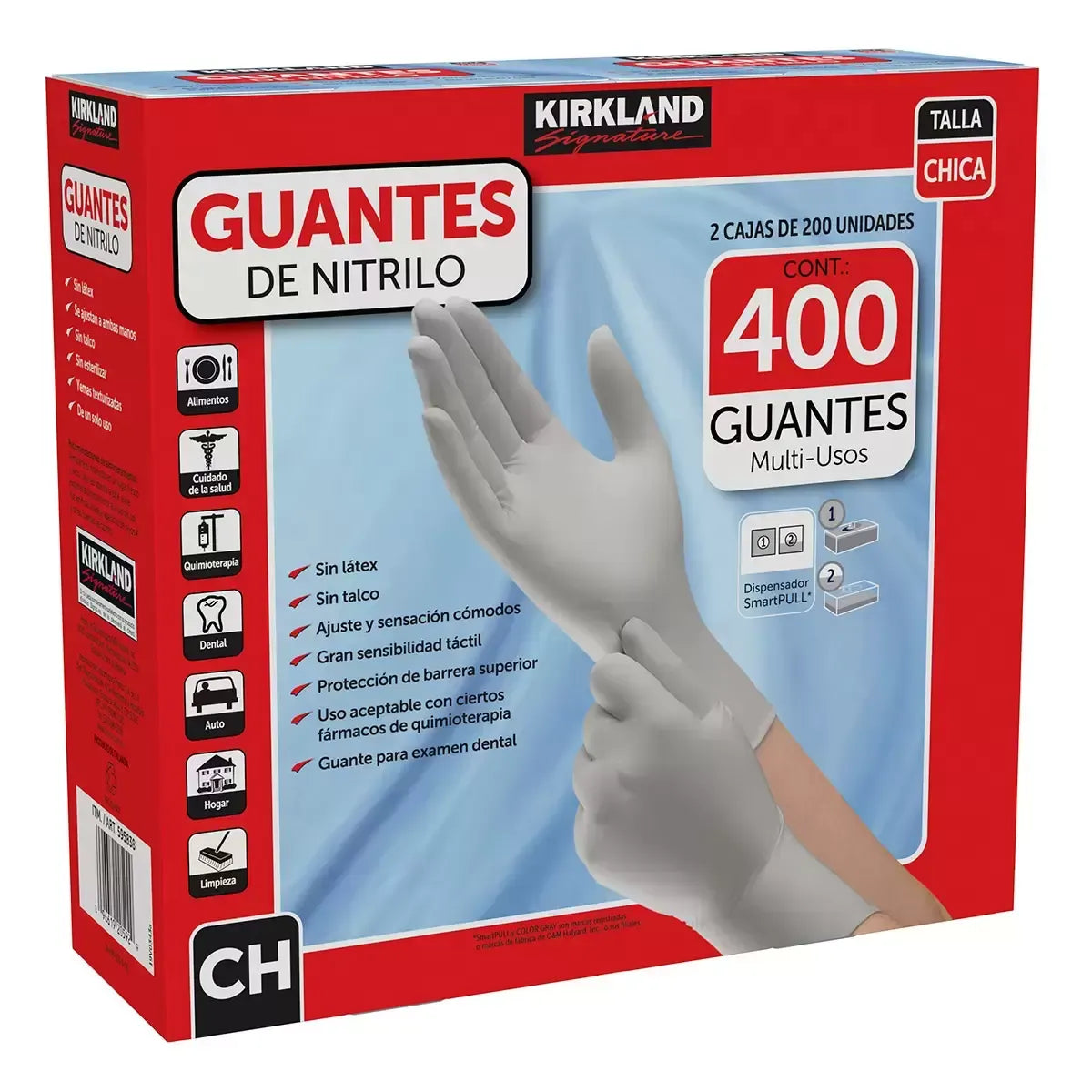 Kirkland Signature Nitrile Gloves for Boys, 400 Count