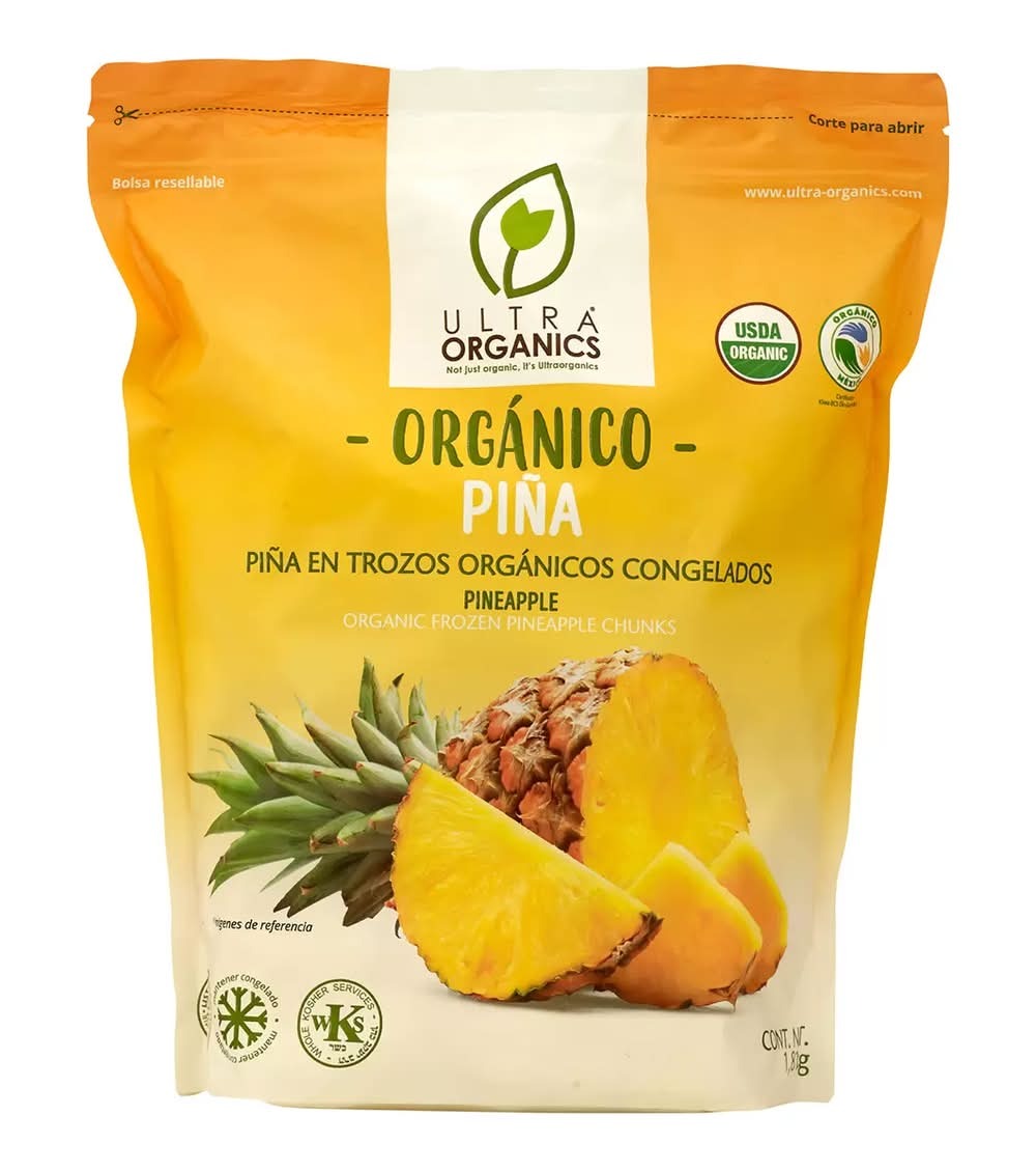 Ultraorganics · Single fruits frozen pineapple chunks (1.81 kg)