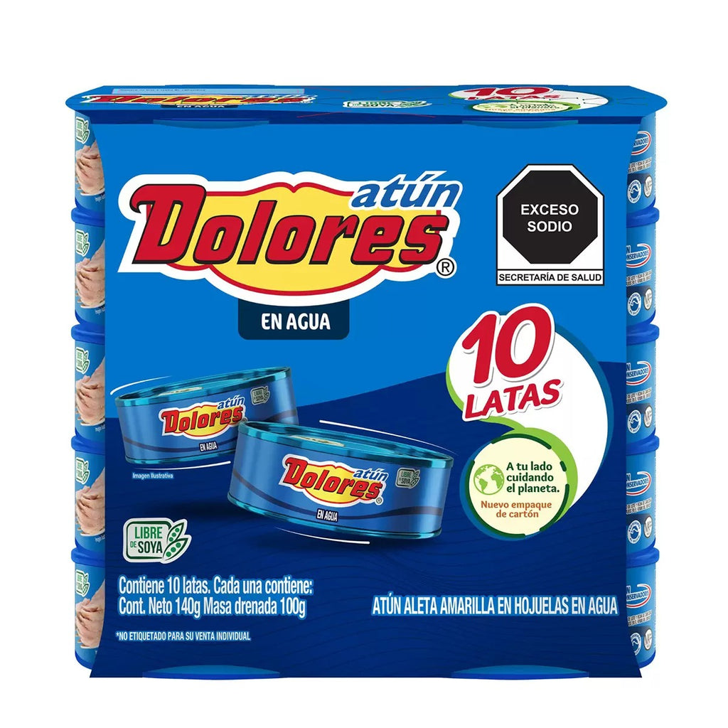 Dolores Tuna in Water 10 pieces of 140g
