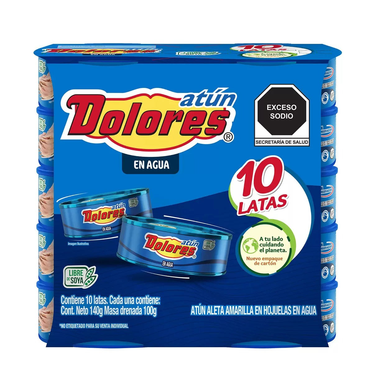 Dolores Tuna in Water 10 pieces of 140g