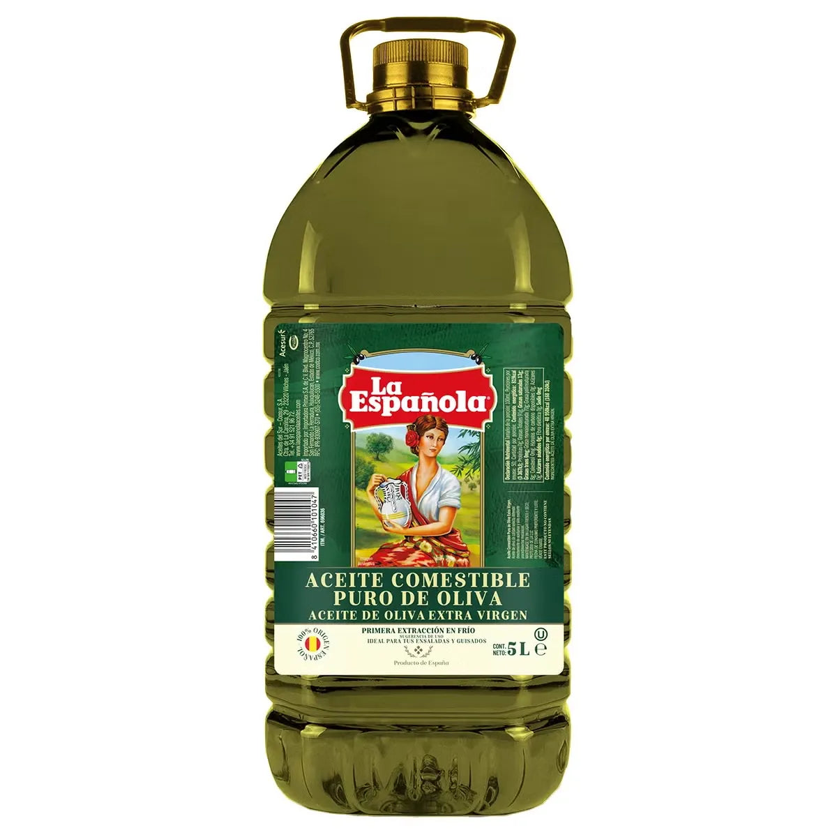 La Española Pure Extra Virgin Olive Oil 5 L