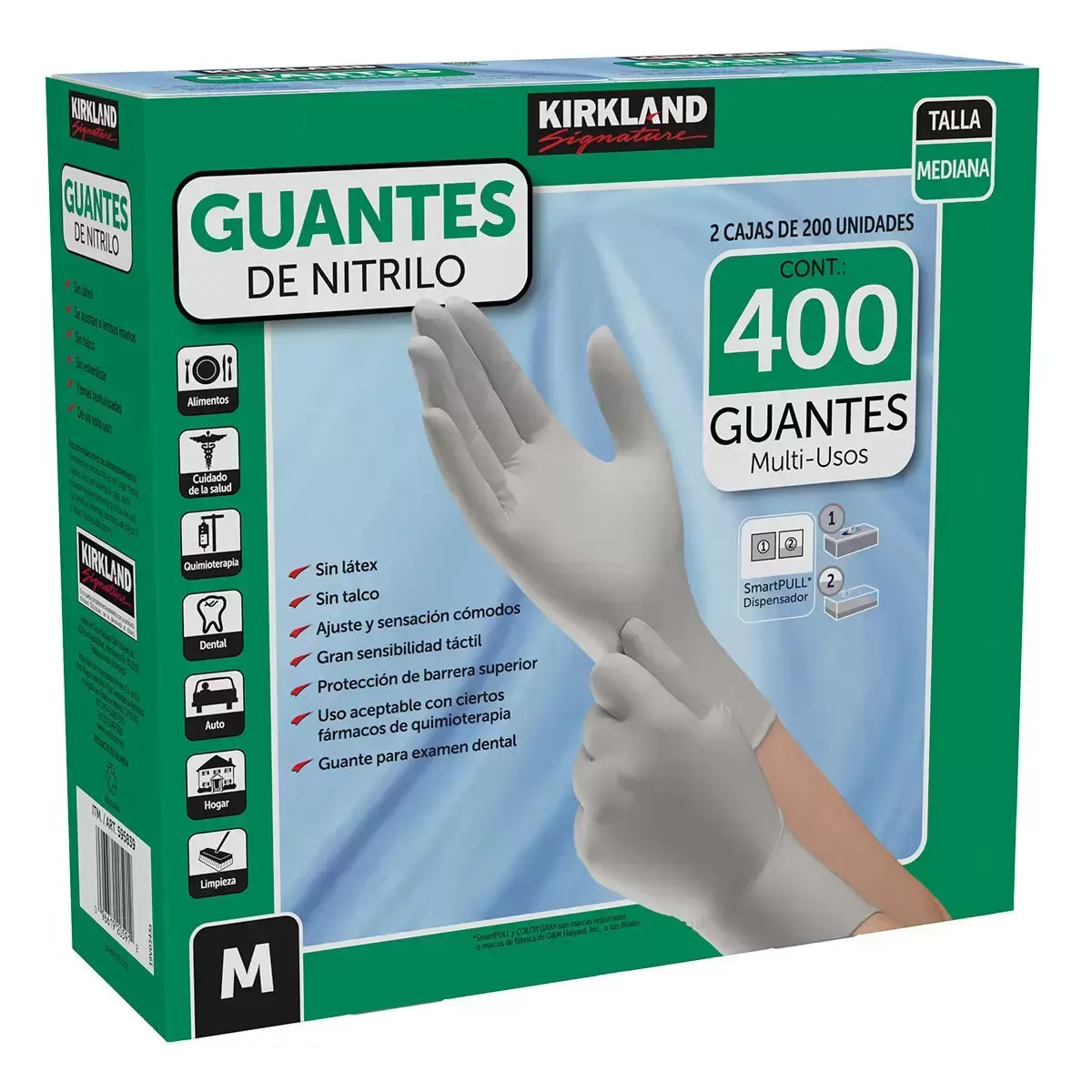 Kirkland Signature Medium Nitrile Gloves 400 ct