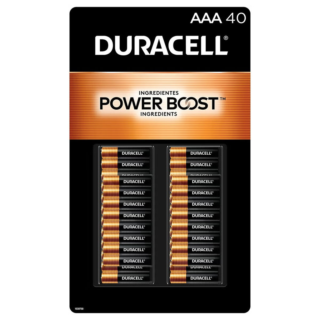 Duracell, AAA Power Boost Batteries, 40 Count