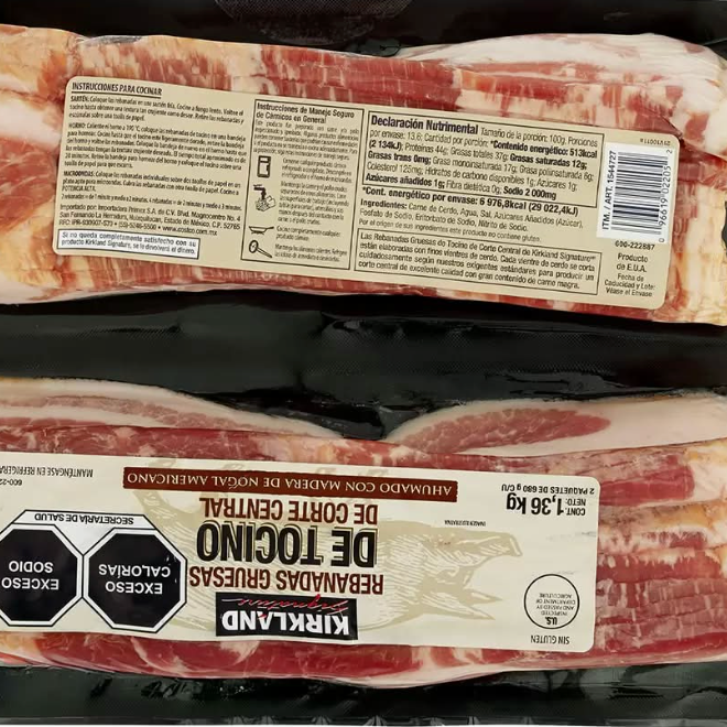 Kirkland Signature · Thick-Sliced Center-Cut Smoked Bacon (2 x 680 g)